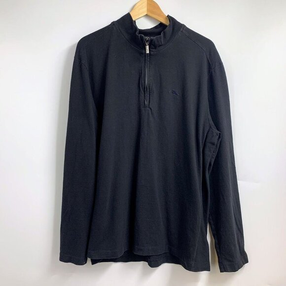 Tommy Bahama Men’s Shadow Cove Quarter Zip Pullover Sweater Size XXL - Picture 1 of 13